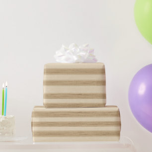 Papier Cadeau Western Farm Crem Stripes Anniversaire