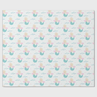 Papier Cadeau Whimsical Mermaid Wrapping Paper