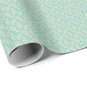Papier Cadeau Whimsical Pastel Floral Valentine