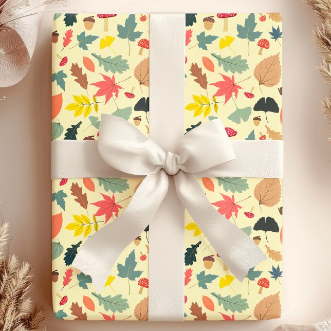 Papier Cadeau Whimsy des bois d'automne (Créateur téléchargé)