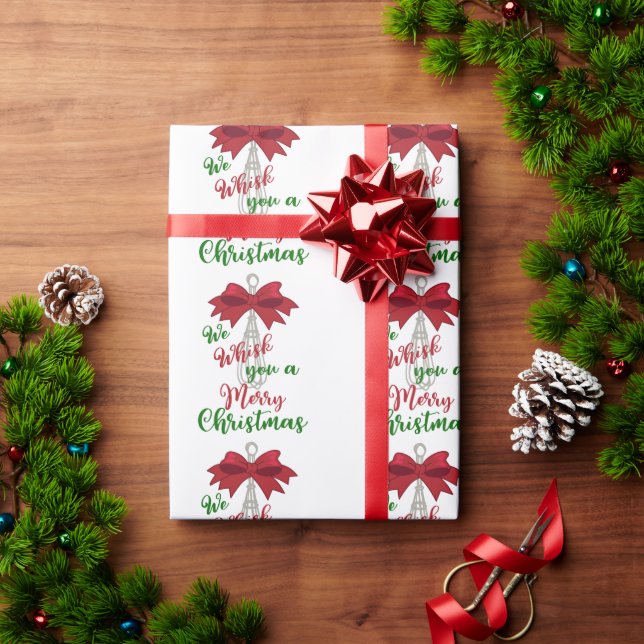 Papier Cadeau Whisk You Joyeux Noël (Cadeau de vacances)