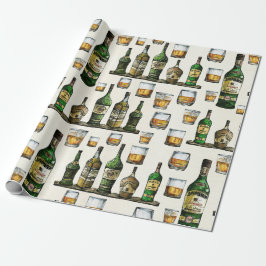 Papier Cadeau Whiskey rustique
