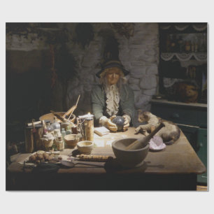 Papier Cadeau White Witch's Kitchen Museum, Witchcraft & MAGICK