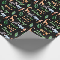 Wild Things Safari Animal Anniversaire de enfant P