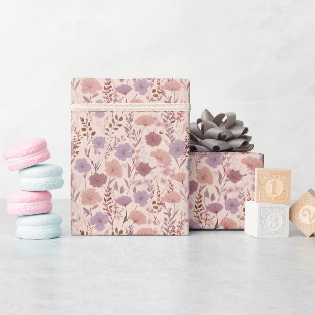 Papier Cadeau Wildflower Meadow Dream (Baby Shower)