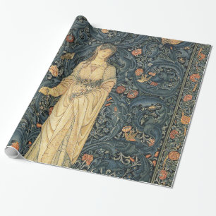 Papier Cadeau William Morris antique Flora