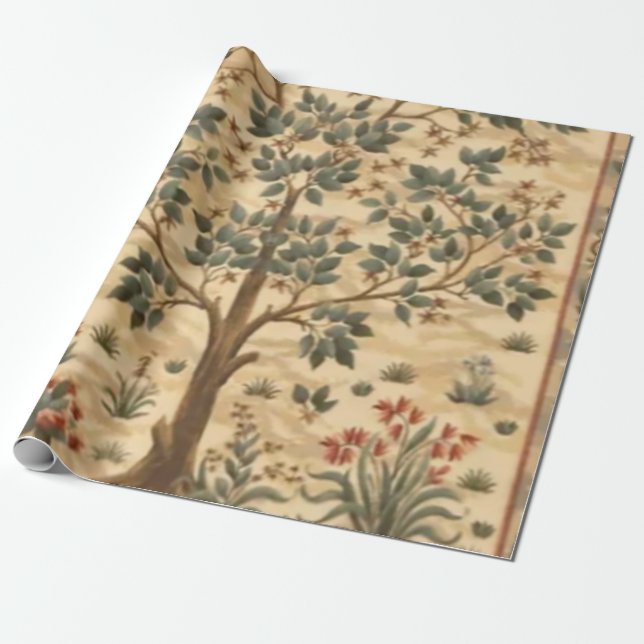 Papier Cadeau William Morris Arbre De Vie (Déroulé)