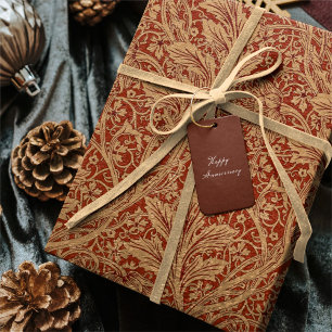 Papier Cadeau William Morris Arcadia Floral Garden Flower Classi