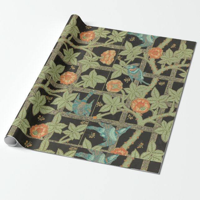 Papier Cadeau WILLIAM MORRIS ARTS AND CRAFTS Wrapper Paper (Déroulé)