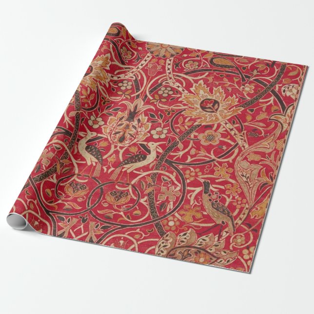Papier Cadeau William Morris Bullerswood (Déroulé)