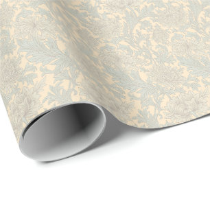 Papier Cadeau William Morris Chrysanthemum Motif Enveloppement P