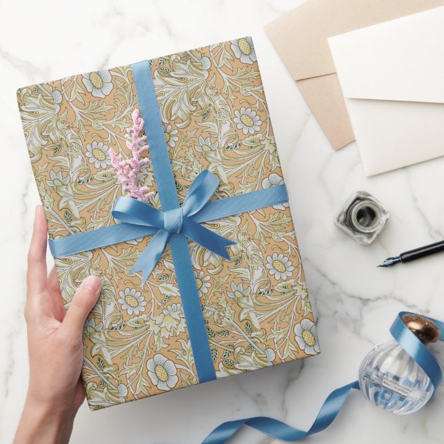 Papier Cadeau William Morris Double Bough Motif Floral (Cadeaux)