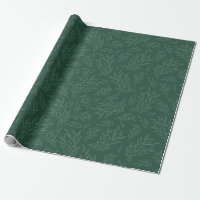 William Morris Inspirés Feuilles botaniques verts