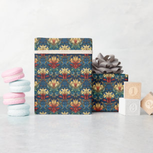 Papier Cadeau William Morris motif de style Art nouveau