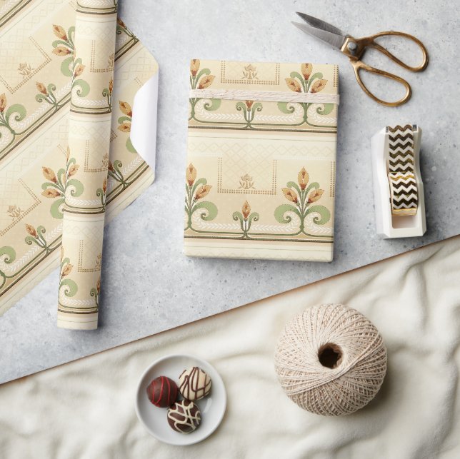 Papier Cadeau William Morris Row of Lilies (Artisanat)