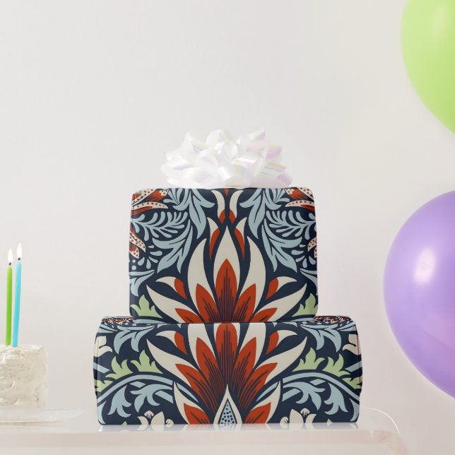 Papier Cadeau William Morris Snakeshead Floral Classique Botaniq (Cadeaux de fête)