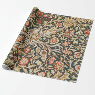 Papier Cadeau William Morris Trent Garden Flower Classic Botanic