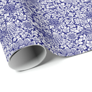 Papier Cadeau William Morris Vintage Bird & Anemone Motif
