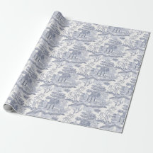 Willow bleu en gris bleu Lumbar Coussin