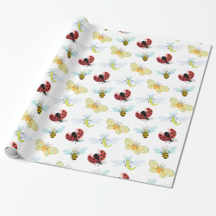 Papier Cadeau Wing-Nutz™_Fluttering Buddies_motif_party heure