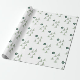 Papier Cadeau Winter Pines Gift Wrap