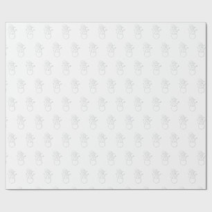 Papier Cadeau Winter Wonderland CHRISTMAS Gift Wrapper Paper