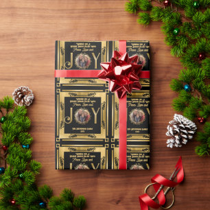 Papier Cadeau Wishing You Holiday Season Peace Love and Jove