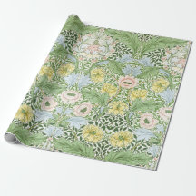 Wm Morris Myrtle Floral Art Nouveau Lumineux