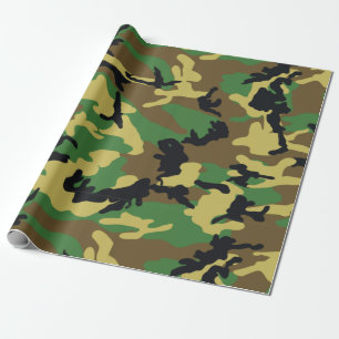 PAPIER CADEAU "WOODLAND CAMO"