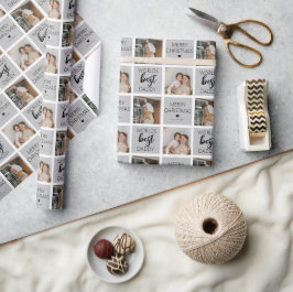 Papier Cadeau World Best Daddy 2 Photo Wrapper Paper