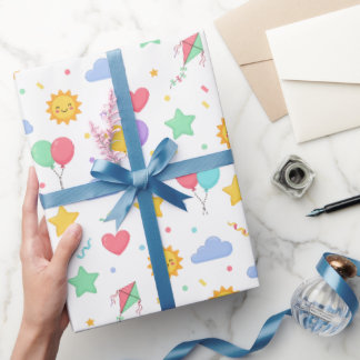 Papier Cadeau World Children’s Day Wrapping Paper