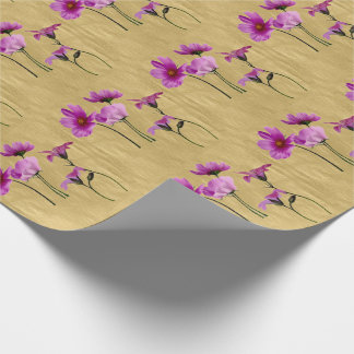 Papier Cadeau Wraping Paper Flowers