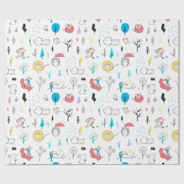 Papier Cadeau Wrapping Paper (Plat)