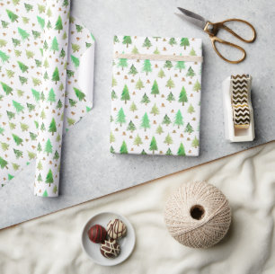 Papier Cadeau Wrapping Paper 76,2 cm x 1,8 m - Christmas Pattern