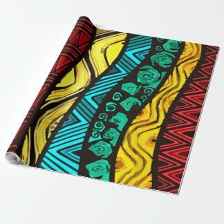 Papier Cadeau wrapping paper - african print