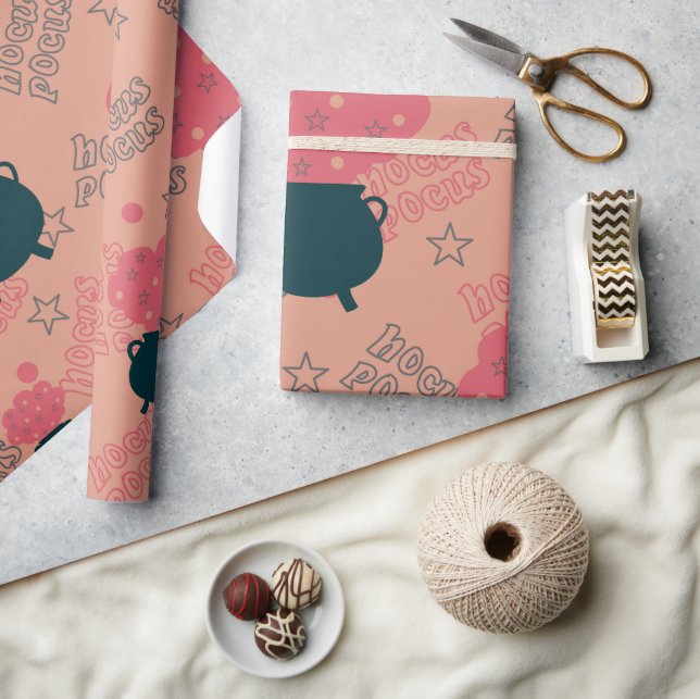 Papier Cadeau Wrapping paper Hocus pocus  (Artisanat)