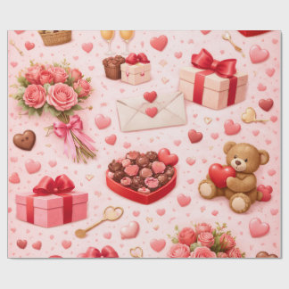 Papier Cadeau Wrapping Paper - wrapping love