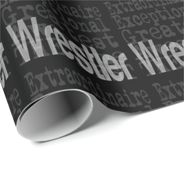 Papier Cadeau Wrestler Extraordinaire (Coin rond)