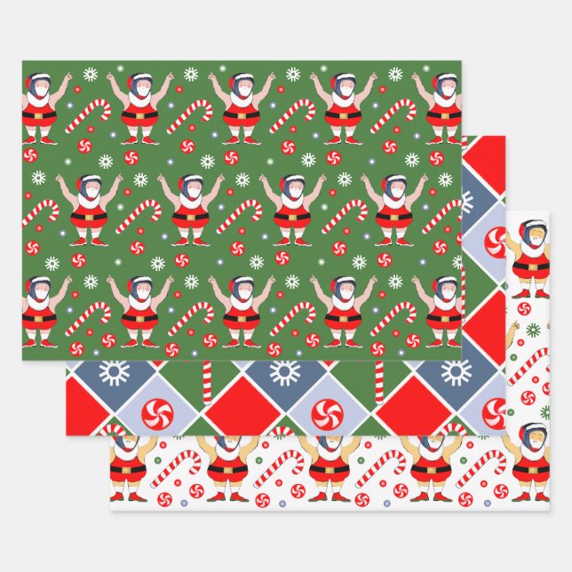 Papier cadeau Wrestling Wrestler (Lot)