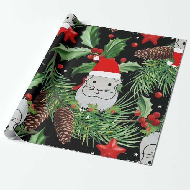 Papier Cadeau xmas santa claus (Déroulé)