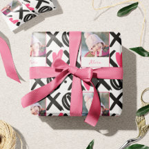 XOXO Photo et Motif de coeur Saint Valentin