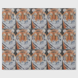 Papier Cadeau Yeux de tigre