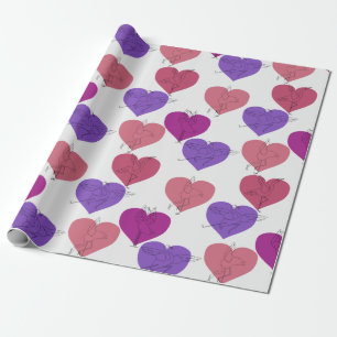 Papier Cadeau Yoga pose motif   Yoga sans couture motif 1