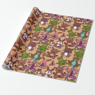 Papier Cadeau Yoga pose motif   Yoga sans couture motif 50