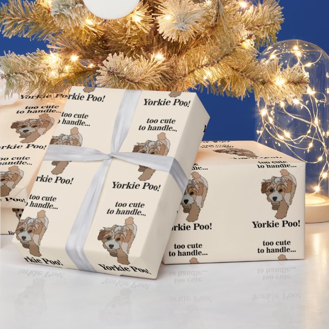 Papier Cadeau Yorkie Poo Yorkipoo Cute Dog (Vacances)