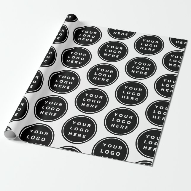 Papier Cadeau Your Business Logo Promoteur Business Company (Déroulé)