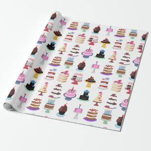 Papier Cadeau Yummy Cakes Wrapper Papier