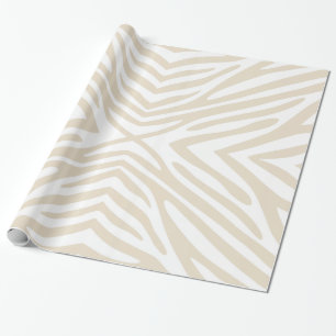 Papier Cadeau Zèbre neutre