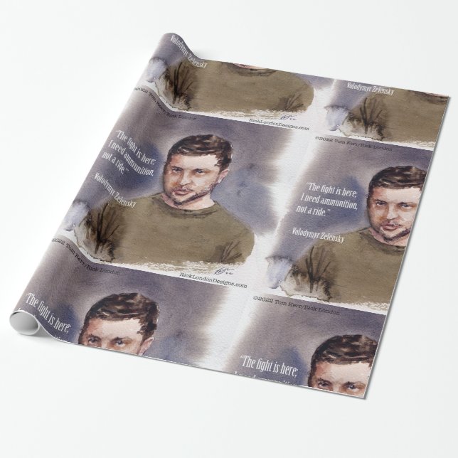 Papier Cadeau Zelensky, Volodymir (Déroulé)
