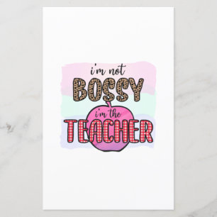 Papier Cadeaux Enseignant Je ne suis pas autoritaire Je